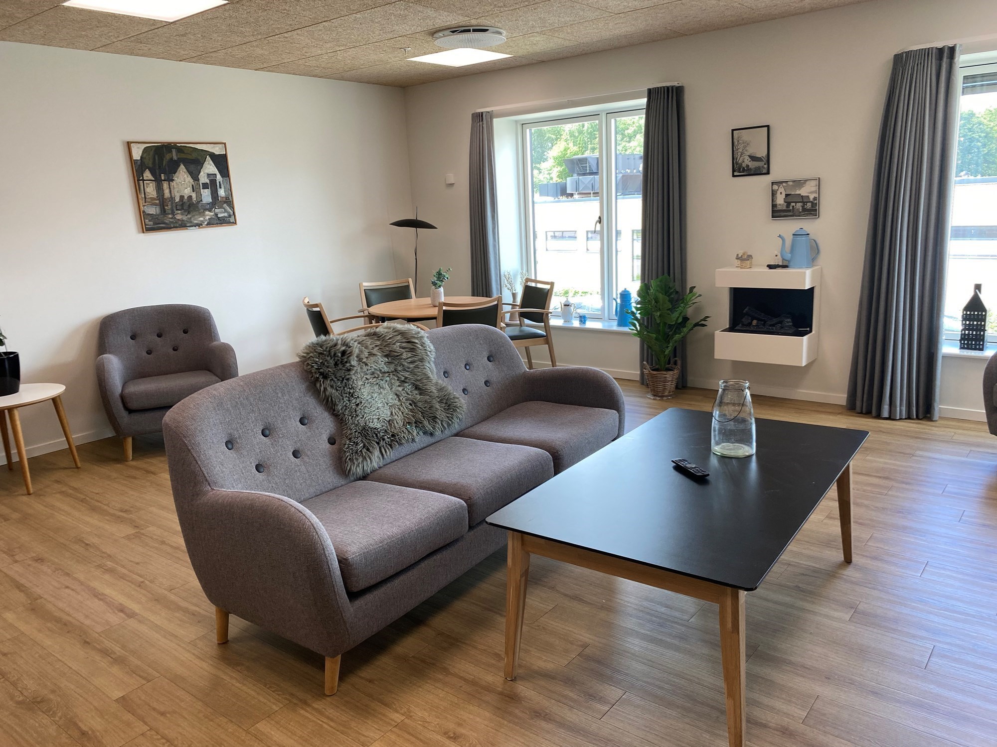 En af dagligstuerne på Banebo