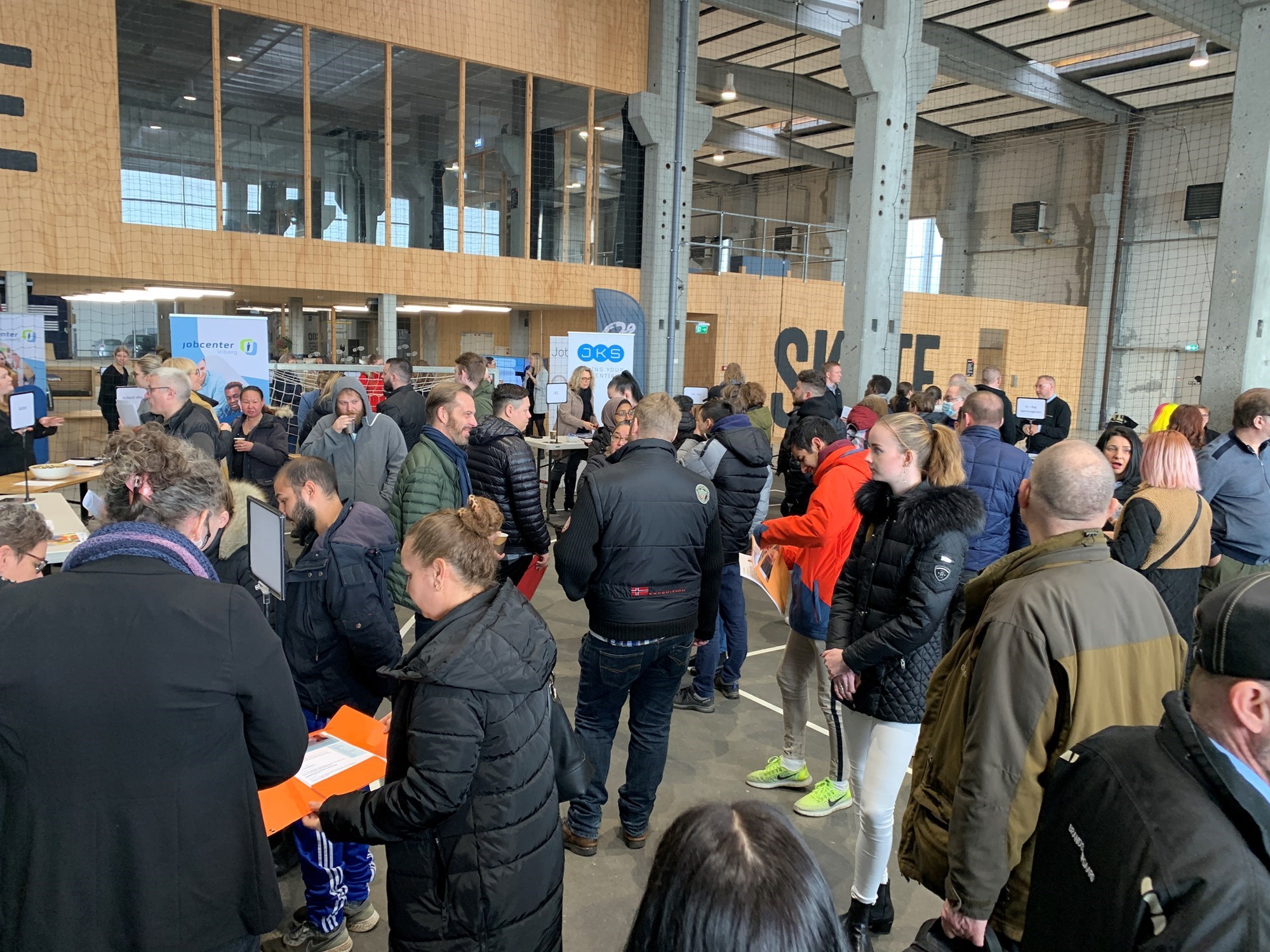 Et godt besøgt Jobdating-arrangement